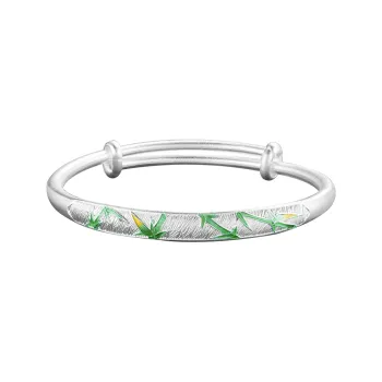 Silver Place 999 Fine Silver Bangles Women's