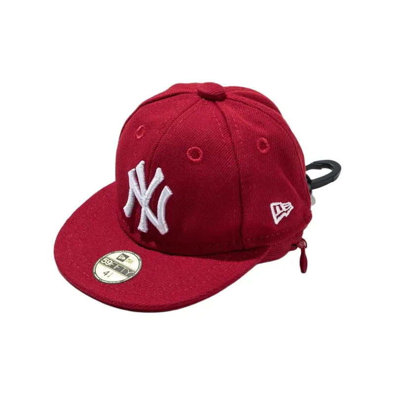 New Era Polyester Keychain Key Pouch Regular Unisex Red-1