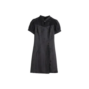Hang Yi Court Short Sleeved Dress Women's