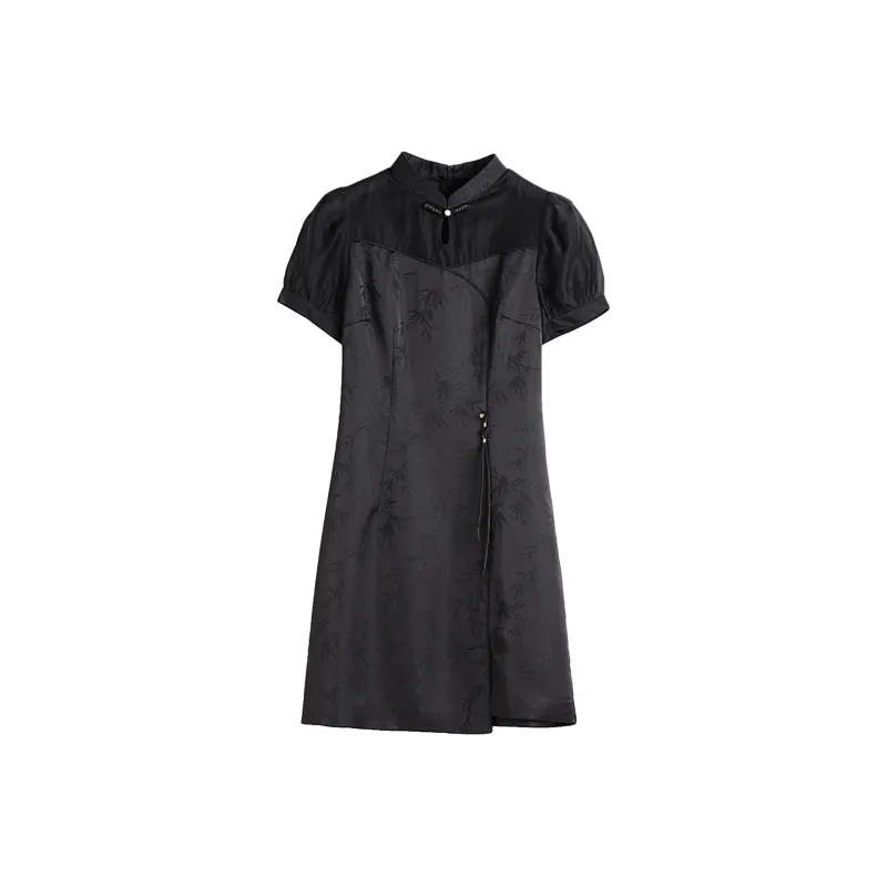 Hang Yi Court Short Sleeved Dress Women's-0