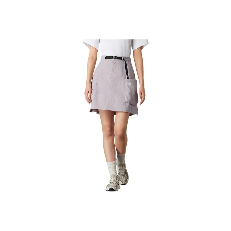 THE NORTH FACE UE Collection City Outdoor Collection SS25 Casual Short Skirts Women's Moon Shadow Gray-0