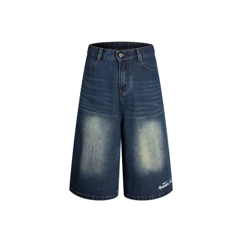 CHARLIE GOLF Denim Shorts Unisex-0