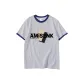 White Gray Navy Blue Edge