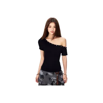 FOREVER 21 T Shirts Women's Black