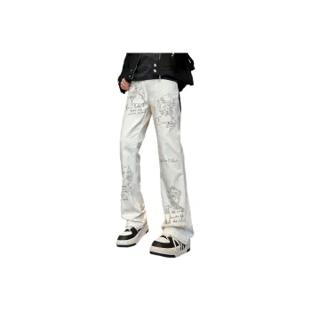 BLANC & ECLARE Jeans Unisex White