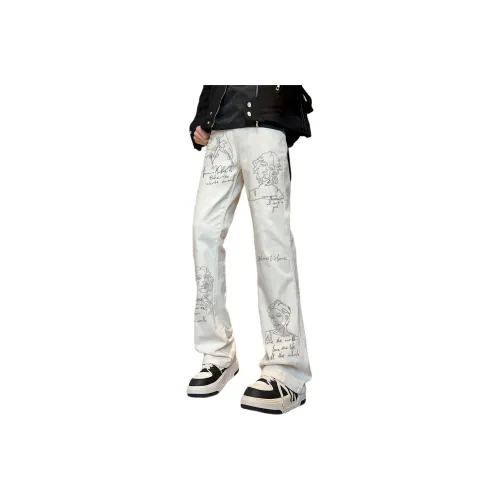 BLANC & ECLARE Jeans Unisex White