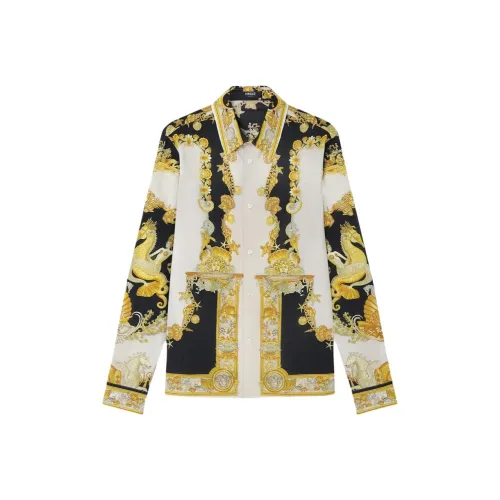 VERSACE Coral Theatre Silk Shirt
