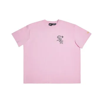Smfk X New Era T Shirts Unisex Pink