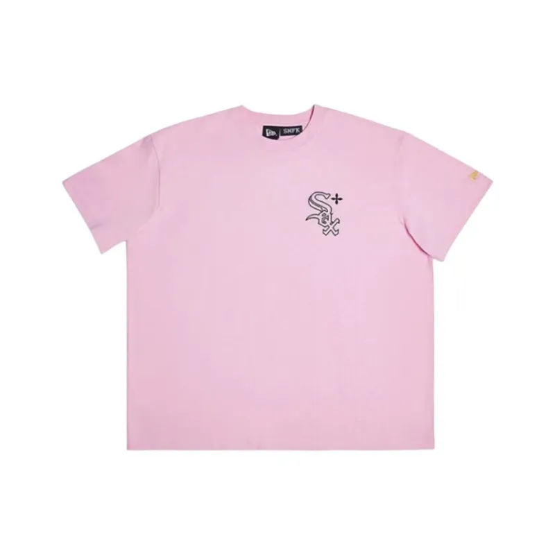 Smfk X New Era T Shirts Unisex Pink-0