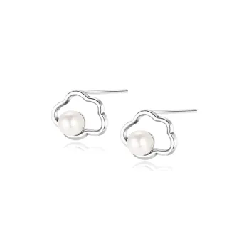 JUICY GRAPE Pearl Stud Earrings Women's