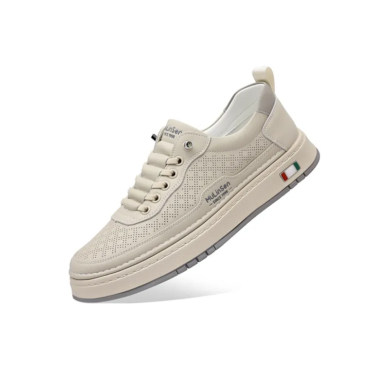 Mulinsen Slip Resistant, Abrasion Resistant, Lightweight Low Top Skateboard Shoes Men's-8