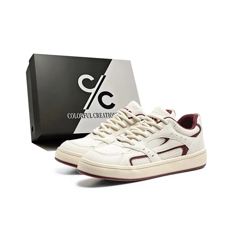 Colorful Creations Slip Resistant, Abrasion Resistant, Breathable, Height Increasing Low Top Skateboard Shoes Men's-12
