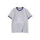 White Gray Navy Blue Edge