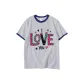 White Gray Navy Blue Edge