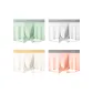 4 Pack[Mint Green+Light Gray+Warm White+Masculine Pink]