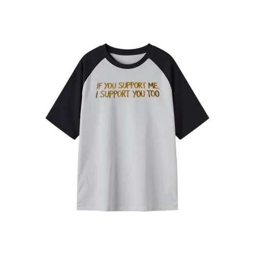 FAIRWHALE Drop Shoulder Sleeve T Shirt Women's