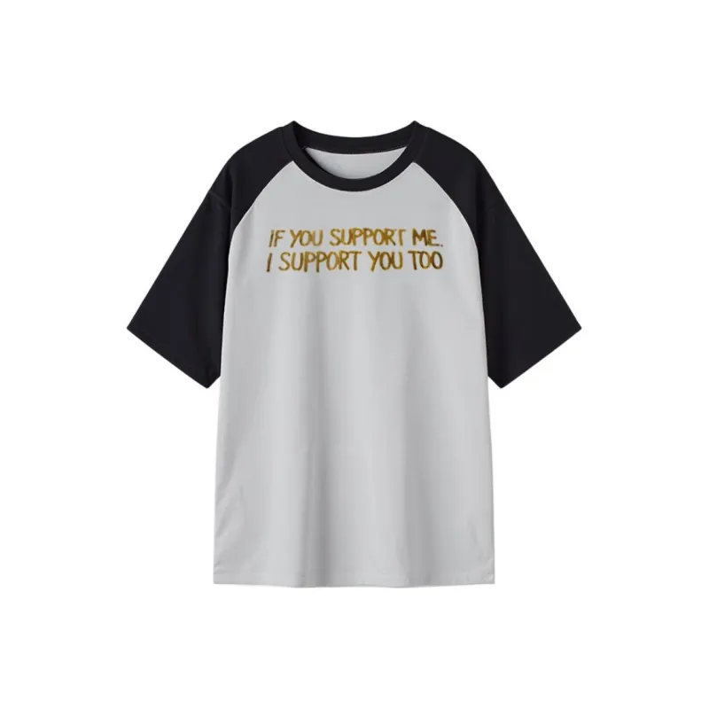 FAIRWHALE Drop Shoulder Sleeve T Shirt Women's-0