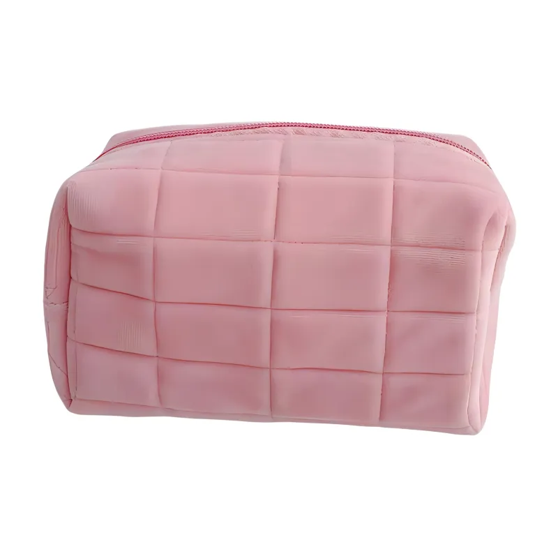 CUCX Flannelette Unzipped Pillow Makeup Bag Portable-12