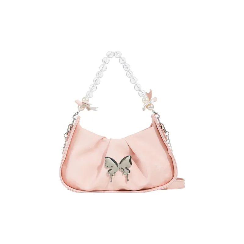 RIVMIND PU Handbag Women's Pink/White/Black/Blue-0