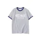 White Gray Navy Blue Edge