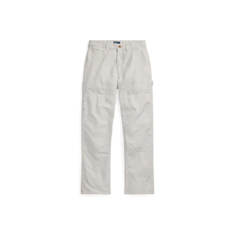 Polo Ralph Lauren Paint-Splatter Utility Pant Cargo Pants Women's White-0