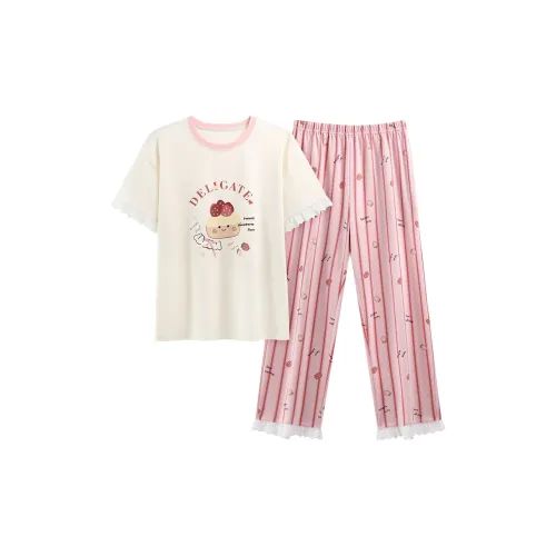 Qiao Ni Tong Pajama Set Women's