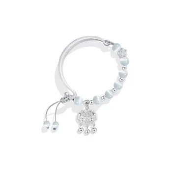 CHINA GOLD S999 Fine Silver Bracelets Women's