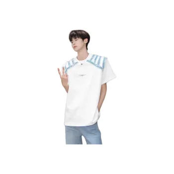 DUATOGE T Shirts Men White 