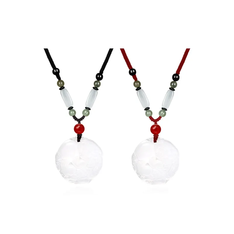MOVER Chalcedony Jade Necklaces Unisex-4