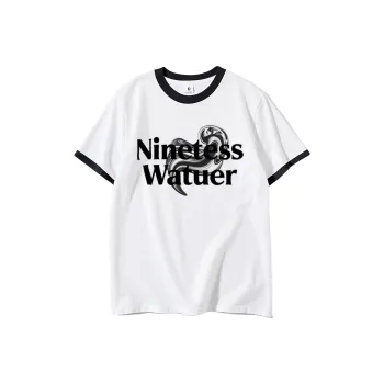 FAIRWHALE Drop Shoulder Sleeve T Shirt Women's