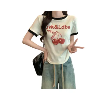 HTHK T Shirts Women's Apricot