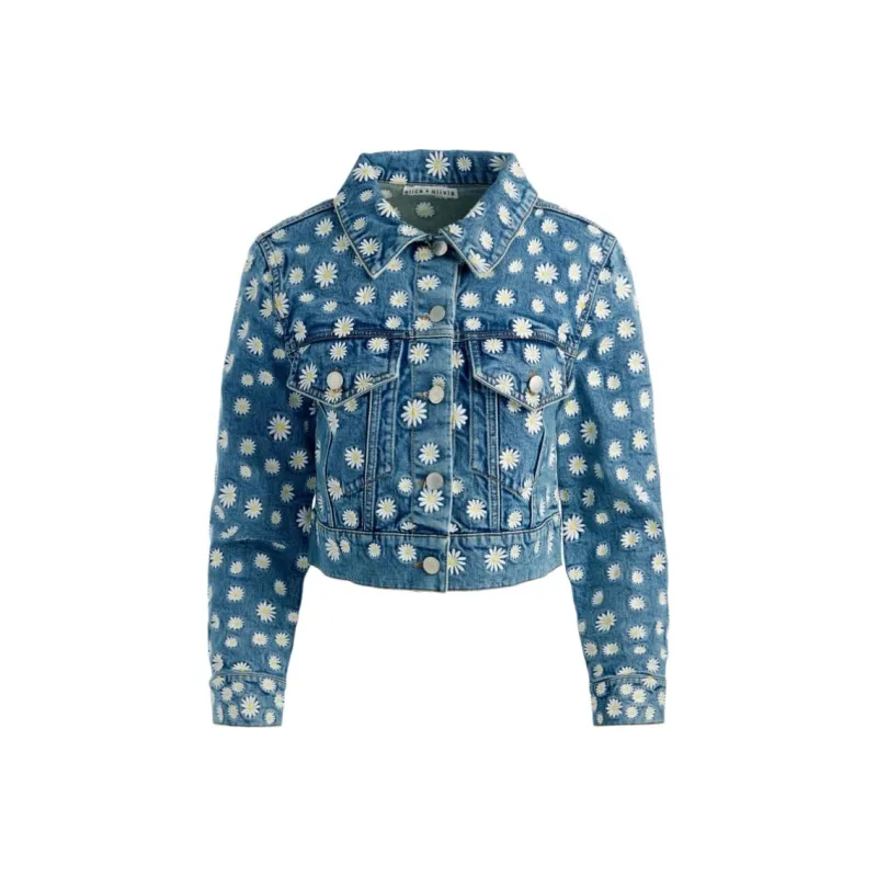 ALICE+OLIVIA Denim Jacket Women's-0