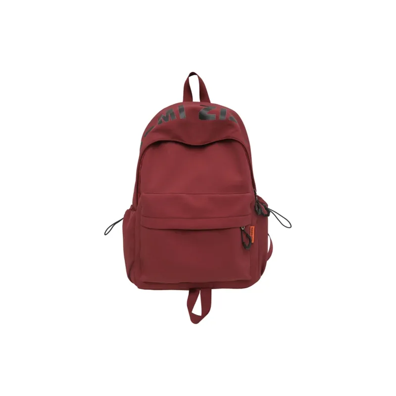 WICKBUEN Nylon Backpack Regular Unisex White/Black/Red/Green-9