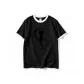 Black with White Edge