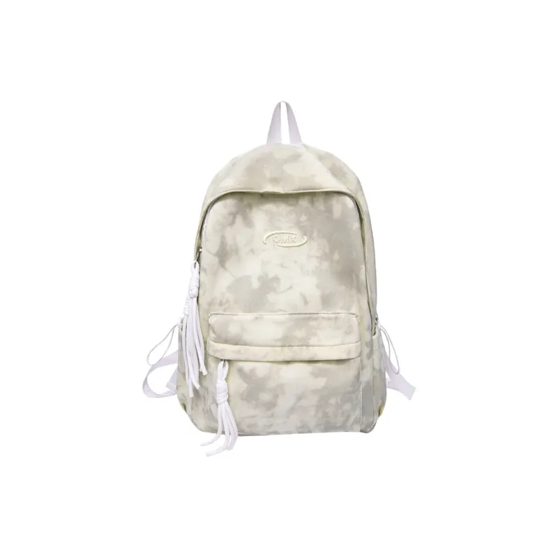 Moonshine Nylon Backpack Travel Computer Backpack Unisex Black/White/Green/Red-0