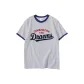 White Gray Navy Blue Edge