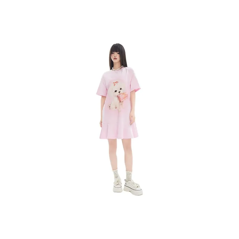 LALABOBO Short Sleeved Dress Women's-0
