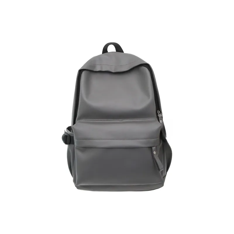 BRABOSTON PU Backpack Unisex White/Gray/Black/Brown-5