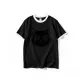 Black with White Edge