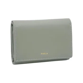 Furla Nuvola Calfskin Wallet Women's Khaki Green