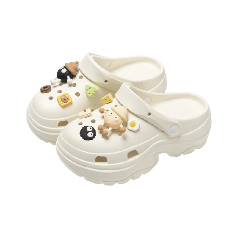 Love Of Wormwood Summer Slip Resistant Students' Eva Squashy And Bouncy Feeling Closed Toe Dormitory Home Slippers-0