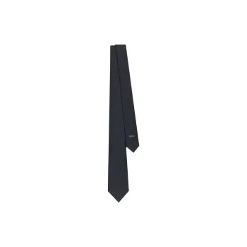 DIOR Mulberry Silk Ties Unisex Black
