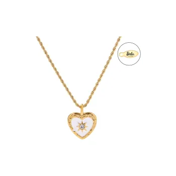 Barbie Titanium Steel Necklaces Women's Gold Date Everyday Business Casual Style
