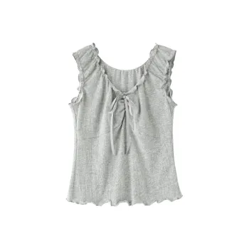 DOKZB Tank Tops Women's Gray