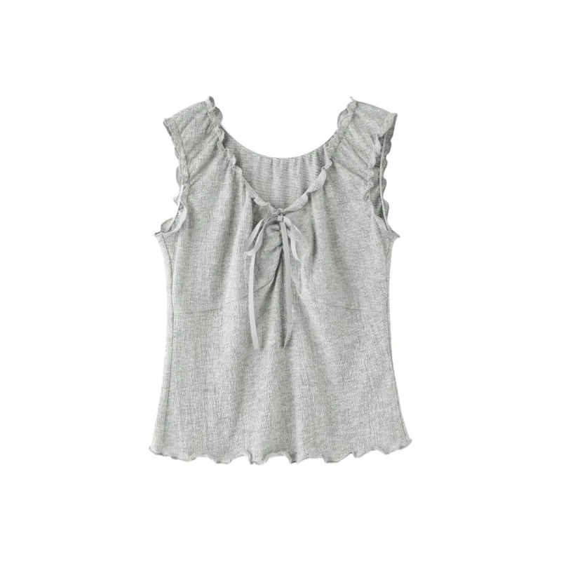 DOKZB Tank Tops Women's Gray-0