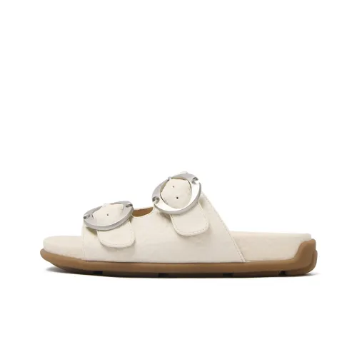 CAMEIDO Slip Resistant Slide Slippers Women's Beige