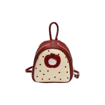 Juju Jimmy PU Backpack Women's Red