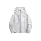 [Night Ride Reflective Strip Sun Protection]Light Gray (B Stay Humble Chest Logo)