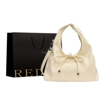 REDOO PU Handbag Women's Ecru/Custard/Silver/Black/Red