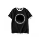 Black with White Edge